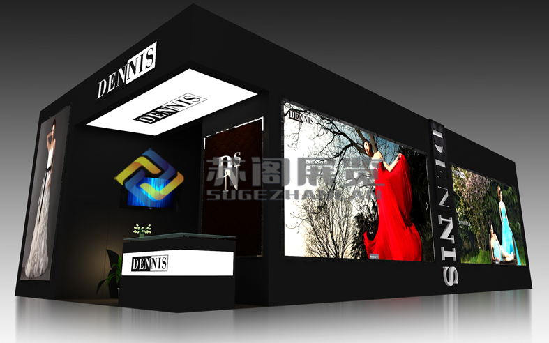 婚紗攝影展—丹尼斯婚紗展臺設(shè)計(jì)搭建